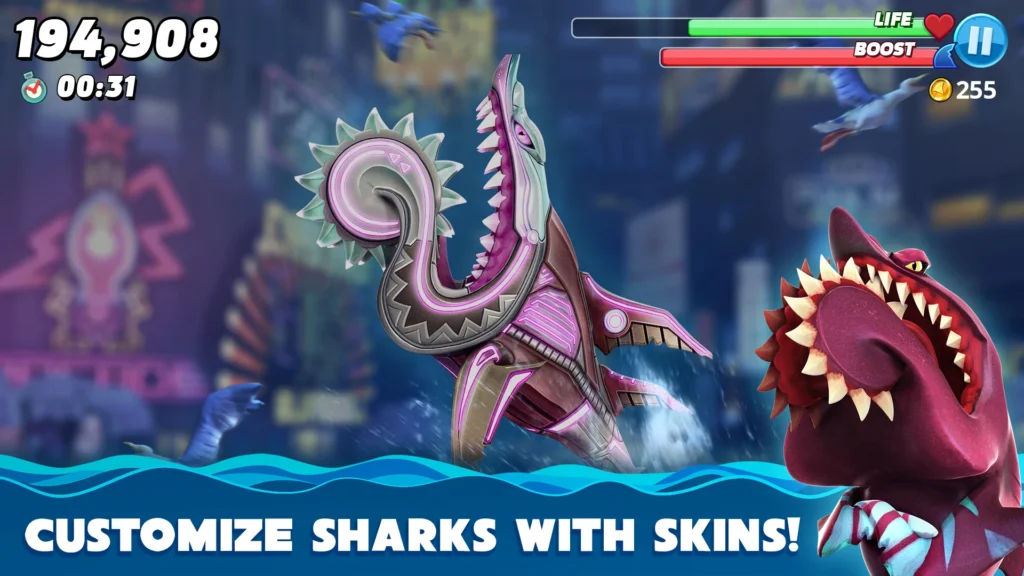 Hungry Shark World mod apk (unlimited money and gems latest version)