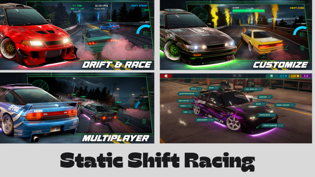 Static Shift Racing Mod APK