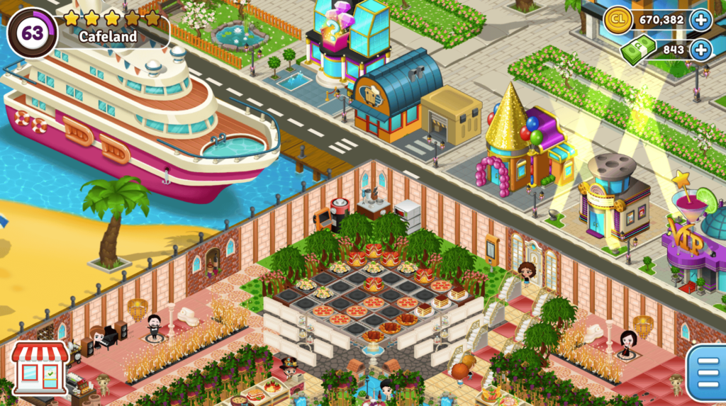 Cafeland MOD APK max level